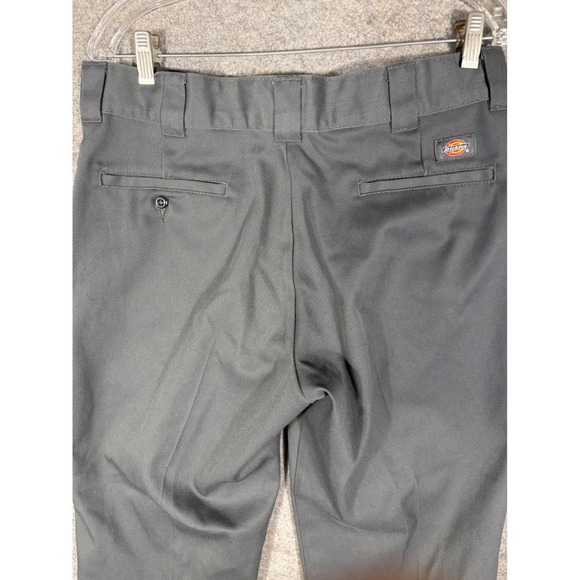 Dickies 874‎ FLEX Original Fit Work Pants Men's 34x26 Gray Flat Front - Picture 9 of 9